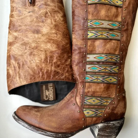 Old Gringo Brown Leather Elina Ganado Boots | W's Size 8 - Picture 3 of 8